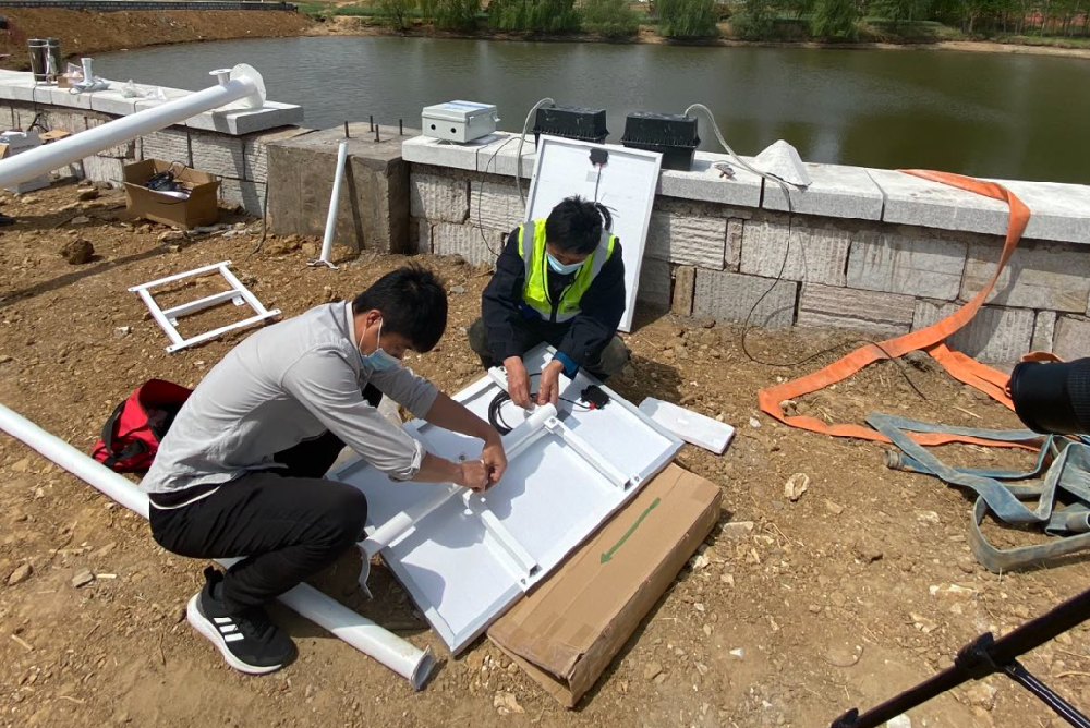 雷達(dá)水文監(jiān)測站安裝案例:日照河海水利